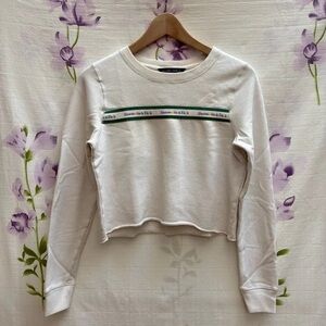 Abercrombie & Fitch White Long Sleeve Top